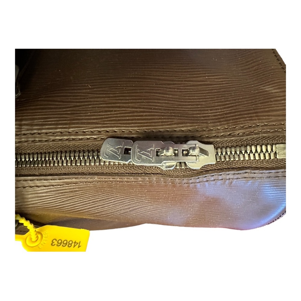 LOUIS VUITTON Keepall 45 Travel Hand Bag Epi Leather Moka 💎 AUTHENTIC 💯 - Picture 12 of 16